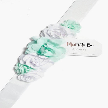 Cintura Future Maman da personalizzare - Decorazione Baby Shower - Accessori per la festa di nascita - Bellefete.ch 2