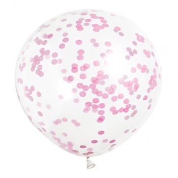 Rosa Partyraum-Dekorationsballons