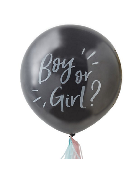 ballon qui révèle le sexe de bébé