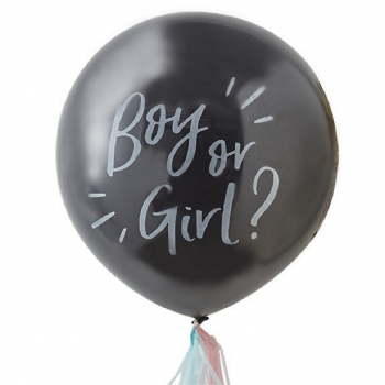 Ballon, der das Geschlecht des Babys verrät