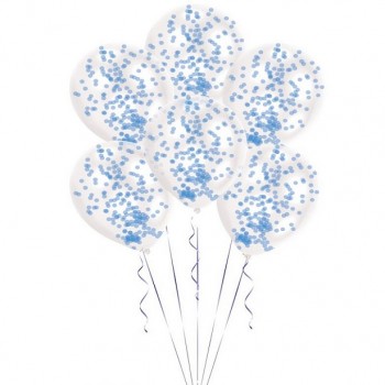 Blaue Konfetti-Luftballons Partydekoration in der Schweiz