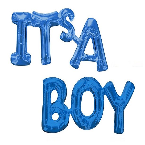 Palloncini blu “È un maschietto”