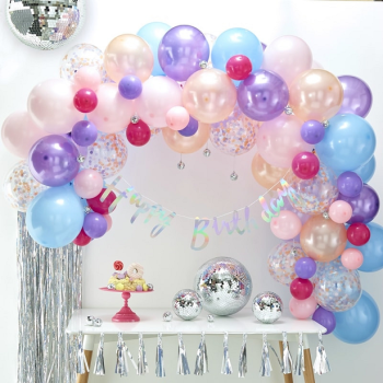 Kit arco di palloncini Pastello - 80 palloncini - Decorazione di festa - Bellefete.ch