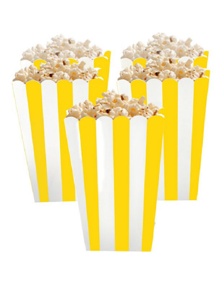 Popcorn-Boxen Gelb - Partydekoration - Bellefete.ch - Schweiz