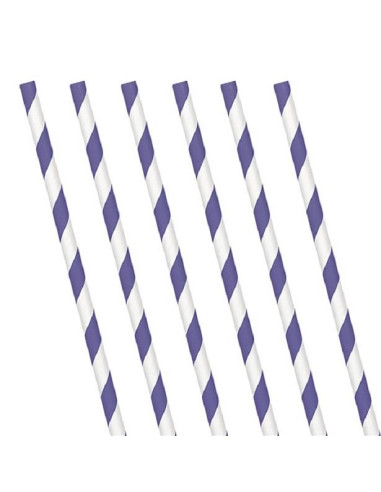 cannucce a strisce viola