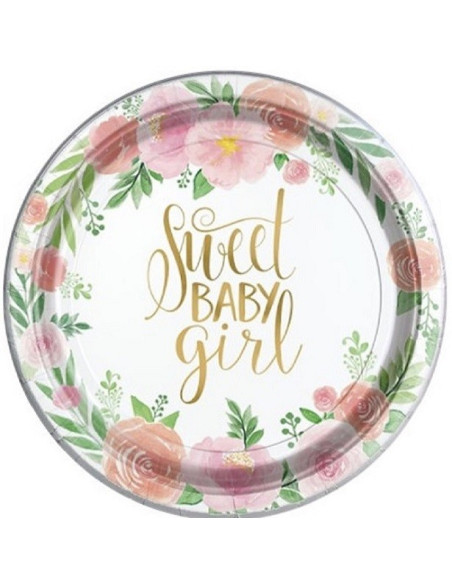 Dessertteller "Douce Petite Fille" - Blumentischdekoration - Bellefete.ch