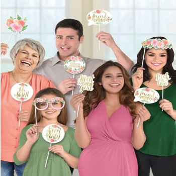 Zubehör Blumenfoto "Sweet Baby" - Baby Shower & Party Dekoration - Bellefete.ch