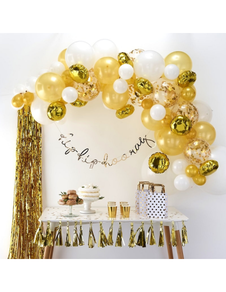 billiger goldener goldener Ballonbogen billiger goldener goldener Ballonbogen