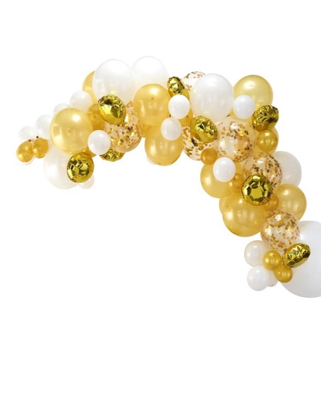 goldener und goldener Ballonbogen-Bausatz goldener und goldener Ballonbogen-Bausatz