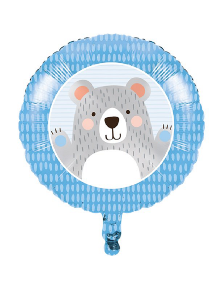 Ballon de fête Ourson en aluminium - Déco d'anniversaire enfant - Bellefete.ch - Suisse