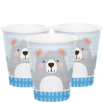 Gobelets de fête Ourson - Décorations d'anniversaire - Bellefete.ch - Suisse
