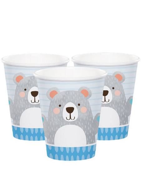 Bicchieri da festa Orsetto - Decorazioni di compleanno - Bellefete.ch - Svizzera