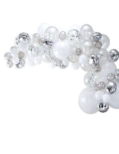 arco di palloncini d'argento in svizzera