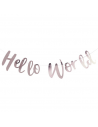 Roségoldene Hallo-Welt-Girlande in der Schweiz