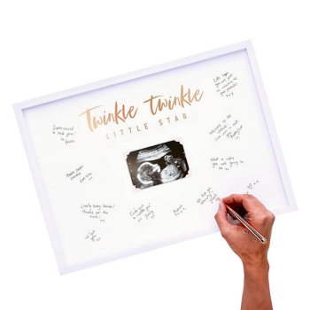 Libro d'oro firmato per baby shower 2