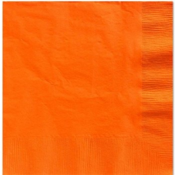 orangefarbene Servietten