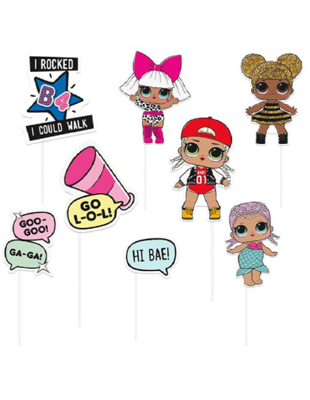 Accessoires photo d'anniversaire LOL Surprise - Cabine photo - Bellefete.ch - Suisse