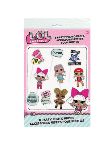 lol oggetti di scena per foto di compleanno di bambole