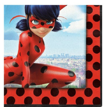 Tovaglioli di compleanno Ladybug Miraculous - Decorazioni per feste - Bellefete.ch - Svizzera
