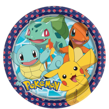 Piatti di compleanno Pokémon - Decorazioni per feste per bambini - Bellefete.ch