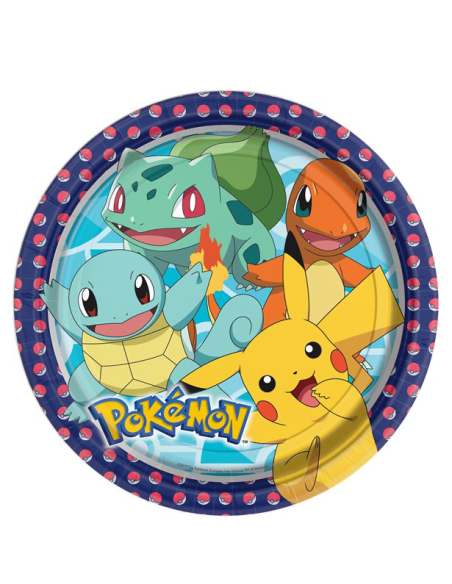 Piatti di compleanno Pokémon - Decorazioni per feste per bambini - Bellefete.ch Piatti di compleanno Pokémon - Decorazioni per feste per bambini - Bellefete.ch