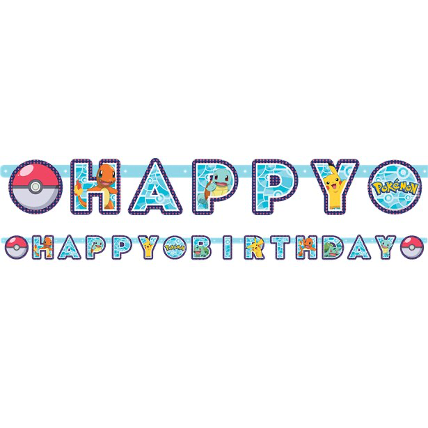 Ghirlanda di compleanno Pokémon