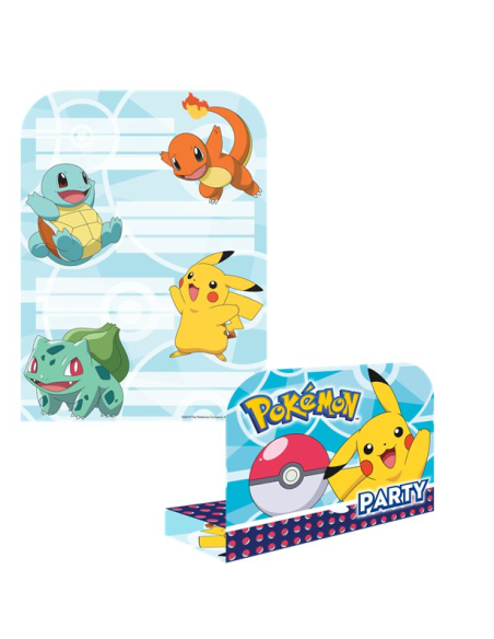 Invitations d'anniversaire Pokemon - Anniversaire enfants - Bellefete.ch