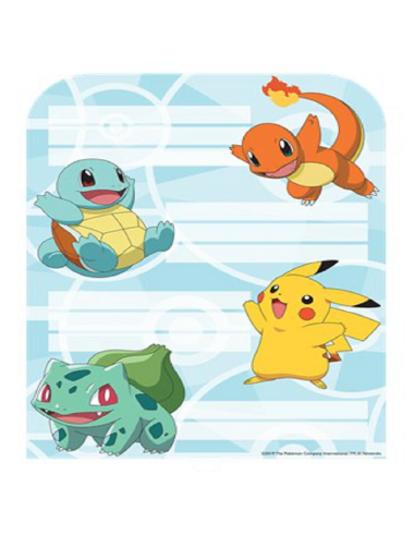 CARTES D'INVITATION POKEMON