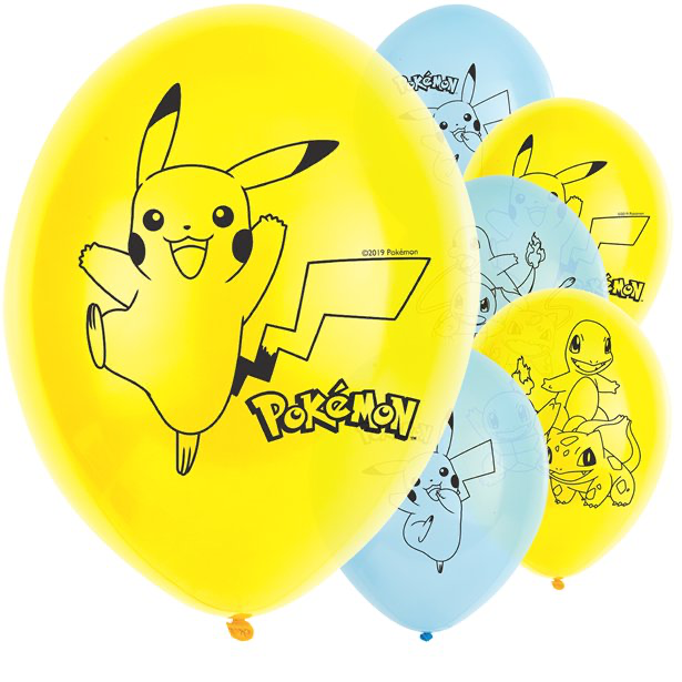 ballons latex pikachu