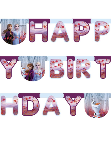 GUIRLANDE ANNIVERSAIRE REINE DES NEIGES 2