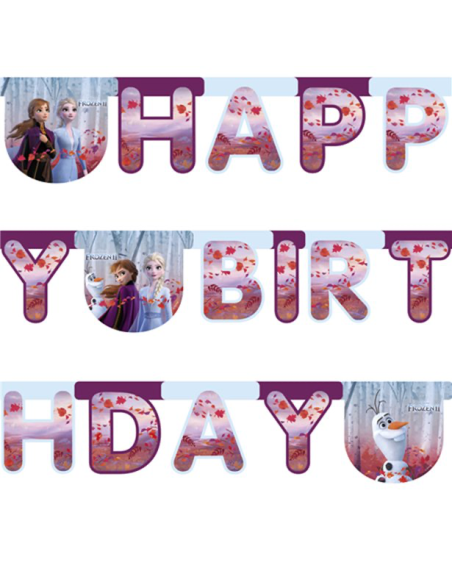 GHIRLANDA DI COMPLEANNO DI FROZEN 2