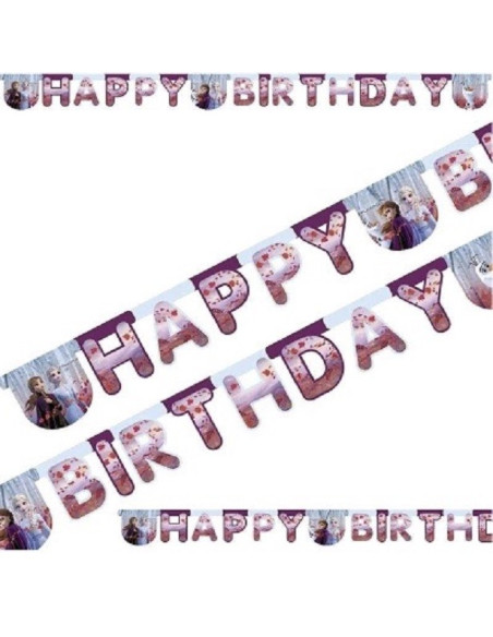 Schneekönigin Geburtstagskranz - Schneekönigin Partydekoration - Lieferung in die Schweiz