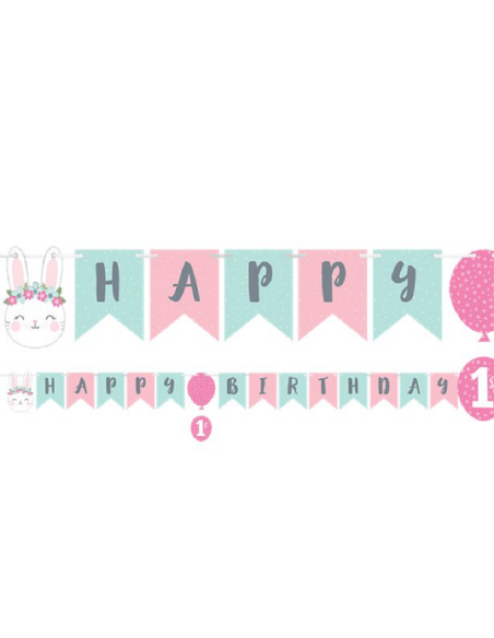 Ghirlanda 1° compleanno ragazza lapinou - Decorazione primo compleanno - Bellefete.ch - Svizzera