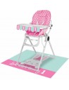 Kit chaise haute décorations 1er anniversaire lapin rose