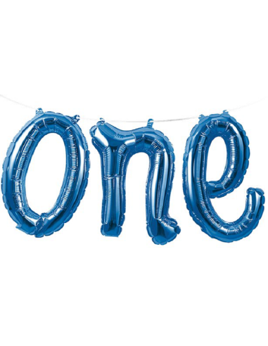 Blauer Ballon Nummer 1 Geburtstag Junge - Partydekoration erster Geburtstag - Bellefete.ch - Schweiz