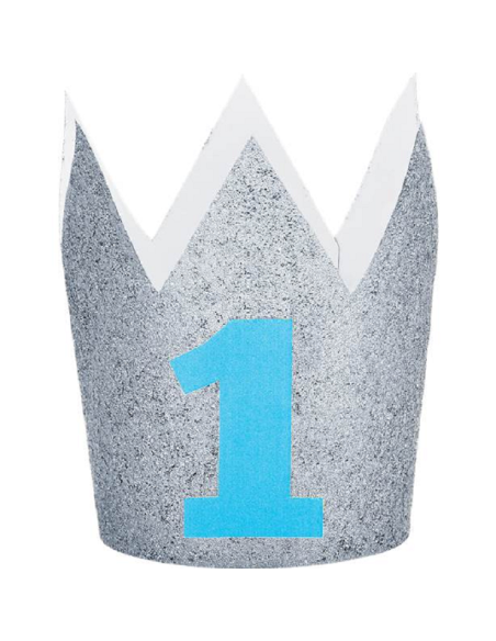 Mini Corona "1° Compleanno Ragazzo" - Decorazione primo anniversario - Bellefete.ch - Svizzera Mini Corona "1° Compleanno Ragazzo" - Decorazione primo anniversario - Bellefete.ch - Svizzera