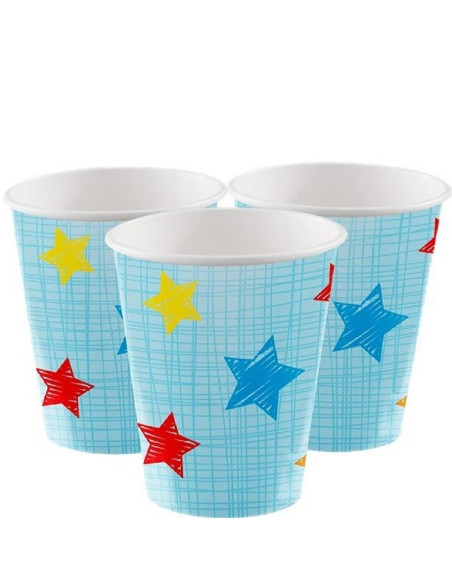 Bicchieri "1° Compleanno Ragazzo & Safari" - Decorazioni per feste per bambini in Svizzera - BELLEFETE.CH