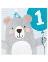 1. Geburtstags-Teddybär-Servietten