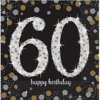 Serben 60 Jahre "Happy Birthday" - Partydekorationen für Erwachsene - Bellefete.ch - Schweiz