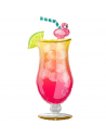 palloncino da cocktail tropicale