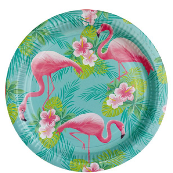 Piatti da festa Fenicottero Rosa - Decorazione della tavola - Bellefete.ch - Svizzera