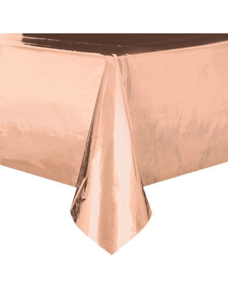Nappe de table en plastique Rose Gold métallisée - Déco de table - Suisse