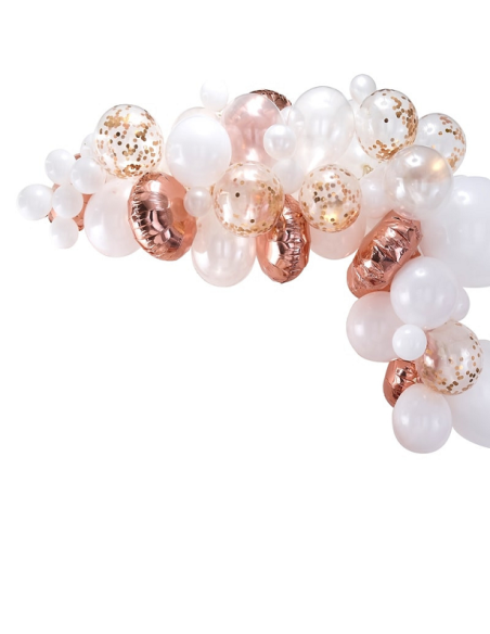 Roségoldener Ballonbogen