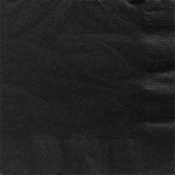 Schwarze Tischdekorations-Servietten - Bellefete.ch - Schweiz - Tischdekorationen Farbe schwarz