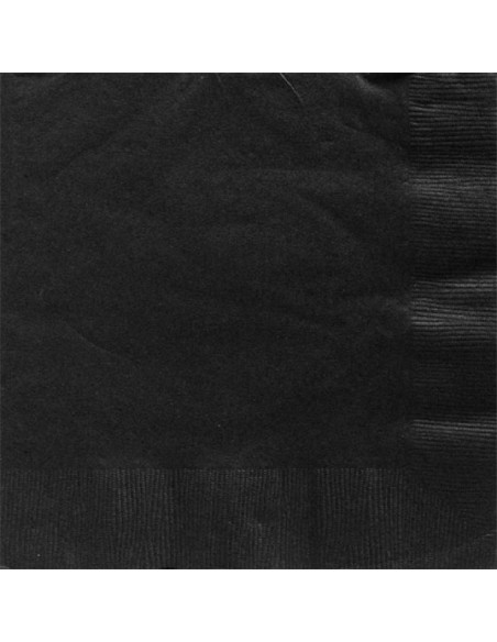 Schwarze Tischdekorations-Servietten - Bellefete.ch - Schweiz - Tischdekorationen Farbe schwarz