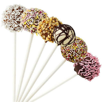 50 Bastoncini Bianchi a Cake Pops e Lecca- Decorazione pasticceria - Bellefete.ch