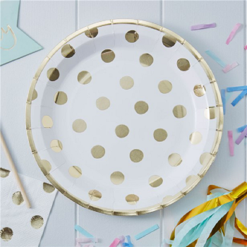 Decorazione compleanno Oro e Bianco – Cofanetto tutto in uno 2