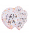 Babyparty-Mädchen-Konfetti-Ballons