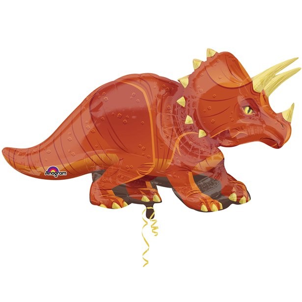Palloncino con dinosauro triceratopo