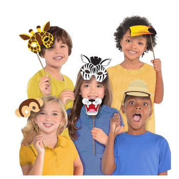 Accessoires photo animaux de la jungle - bellefete.ch - Suisse - Accessoires de fête enfants 2